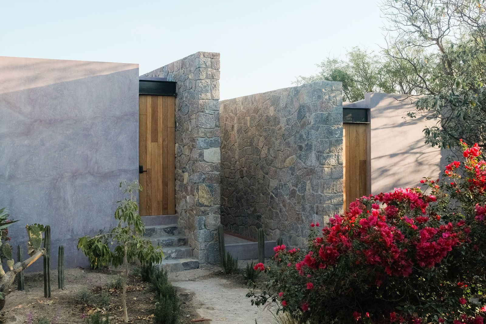 Acceso exterior a habitaciones